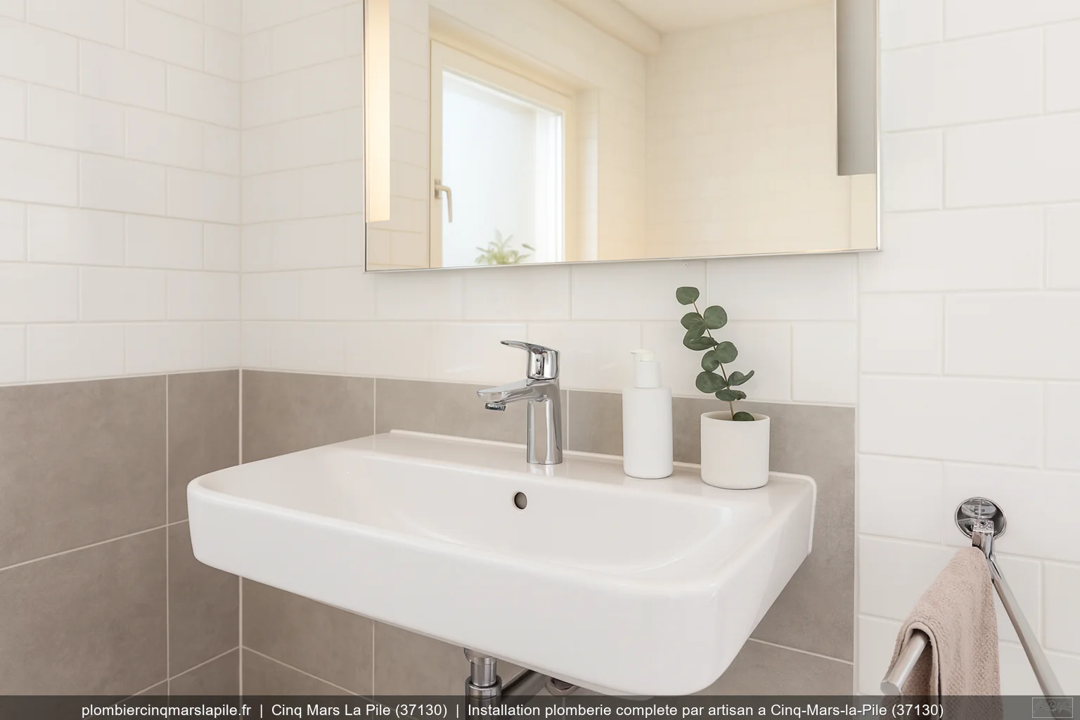 Installation plomberie complete par artisan a Cinq-Mars-la-Pile (37130)